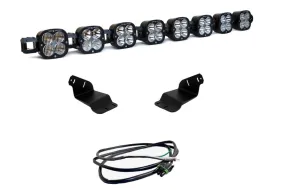 2021  Ford Bronco Baja Designs 8 XL Linkable Roof Light Bar Kit w/ Up