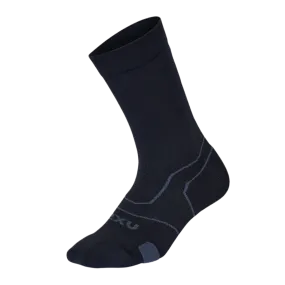 2XU - Vectr Cushion Crew Socks - Black/Titanium