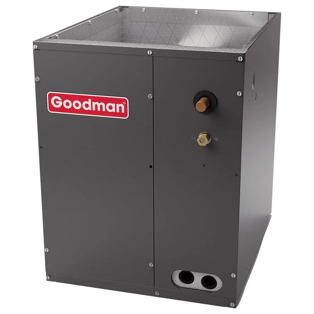 3.5 Ton Goodman 15.2 SEER2 Central Air Conditioner - 120,000 Btu Single-Stage Multi-Speed ECM Gas Furnace 80% AFUE 2000 cfm Up-flow System