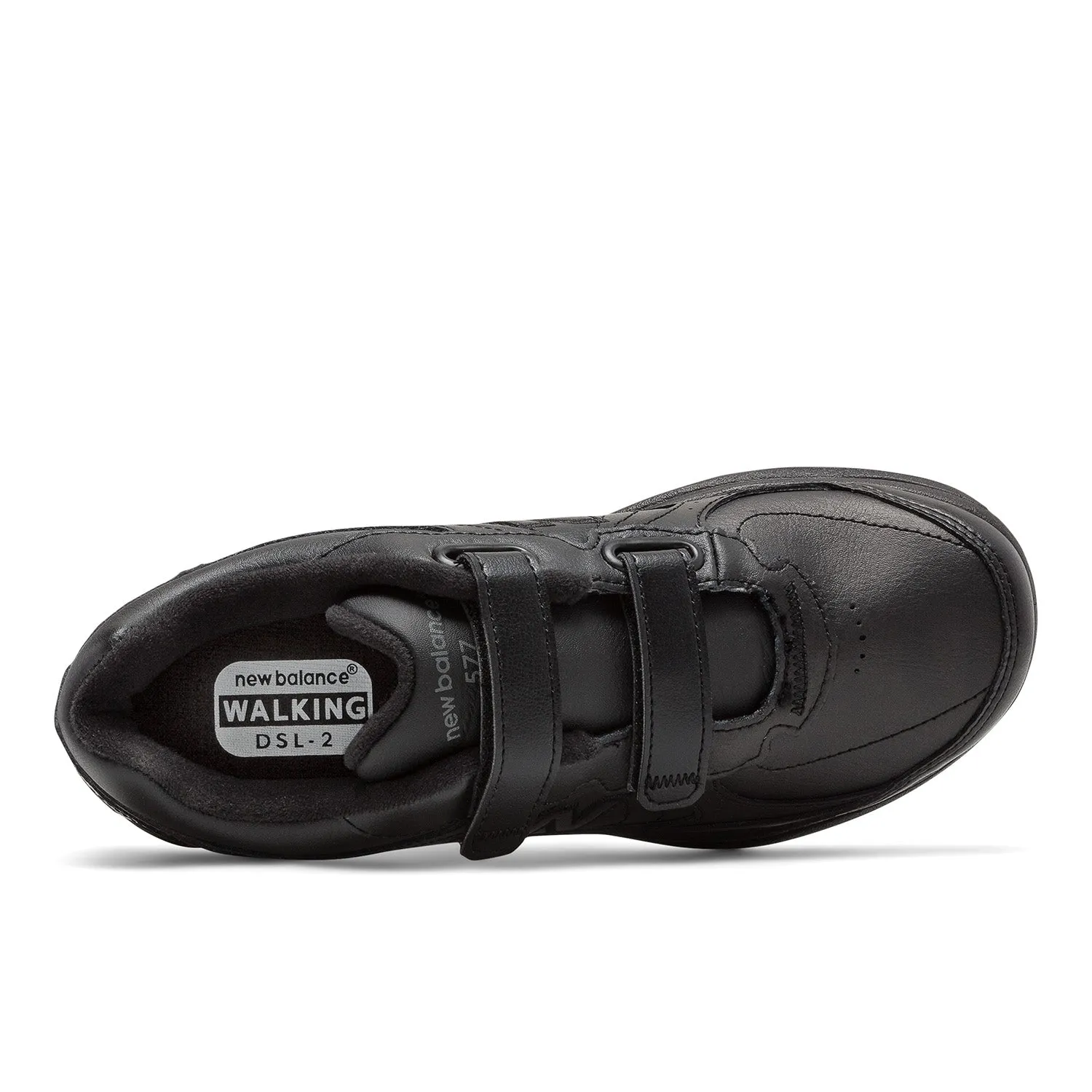 577v1 Velcro Walking Shoe Black (WW577VK)