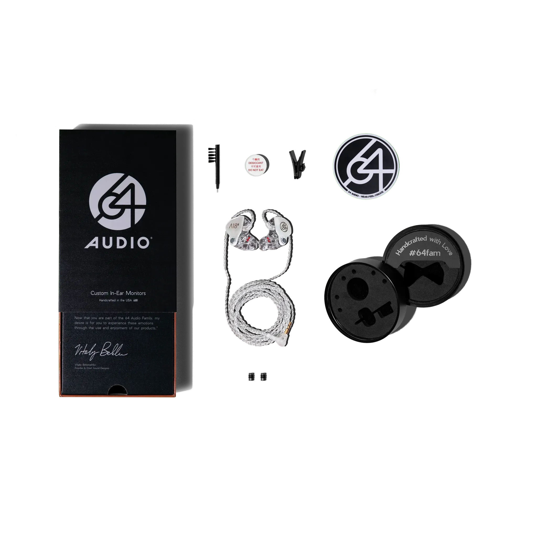 64 Audio A18s | Balanced Armature Custom IEMs