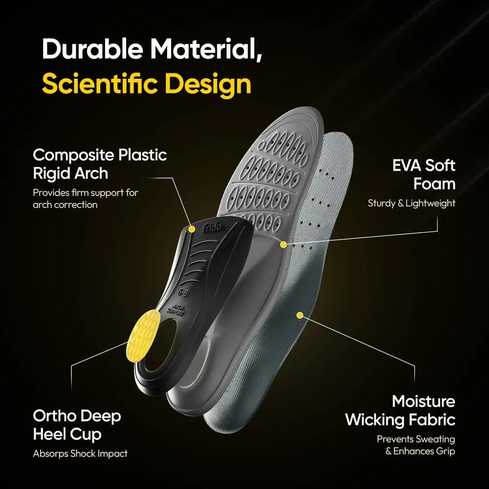 AC - Frido Arch Support Insoles Rigid   Semi Rigid Combo