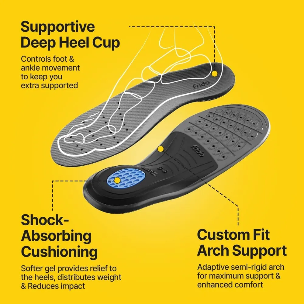 AC - Frido Arch Support Insoles Rigid   Semi Rigid Combo