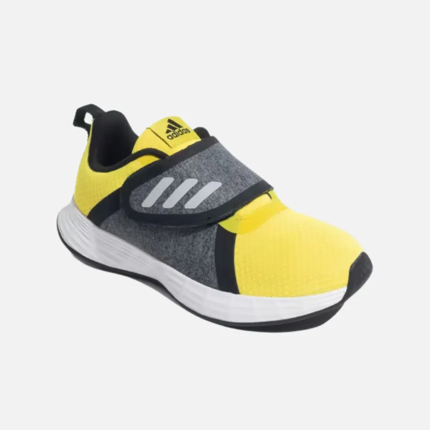 Adidas Credulo 2.0 Kids Unisex Running Shoes (4-7Year) -Impact Yellow/Black