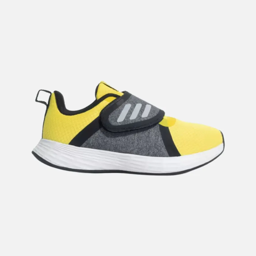 Adidas Credulo 2.0 Kids Unisex Running Shoes (4-7Year) -Impact Yellow/Black