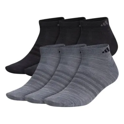 adidas Men's Superlite II 6-Pack Low Cut Socks