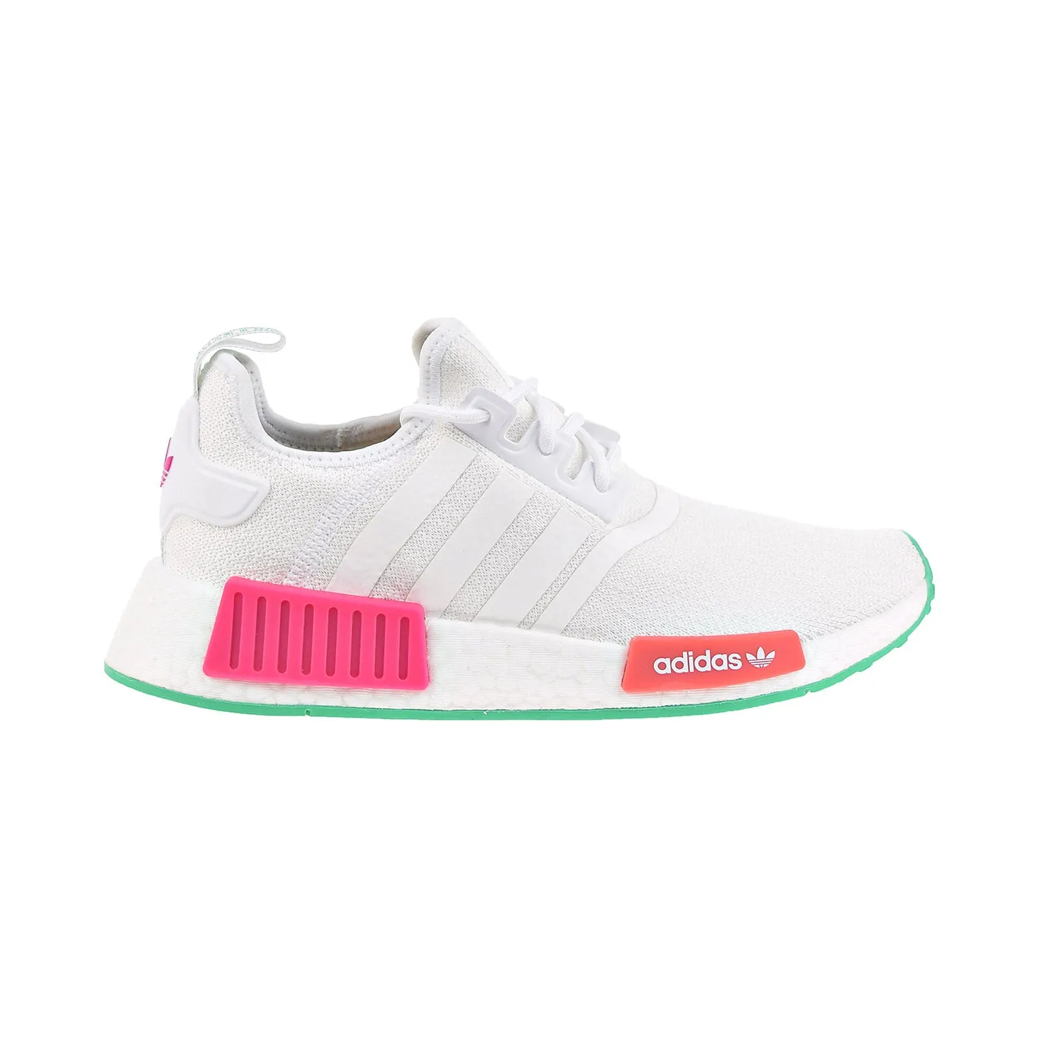 Adidas Originals NMD_R1 Women's Shoes White/Hi-Res Green/Real Magenta