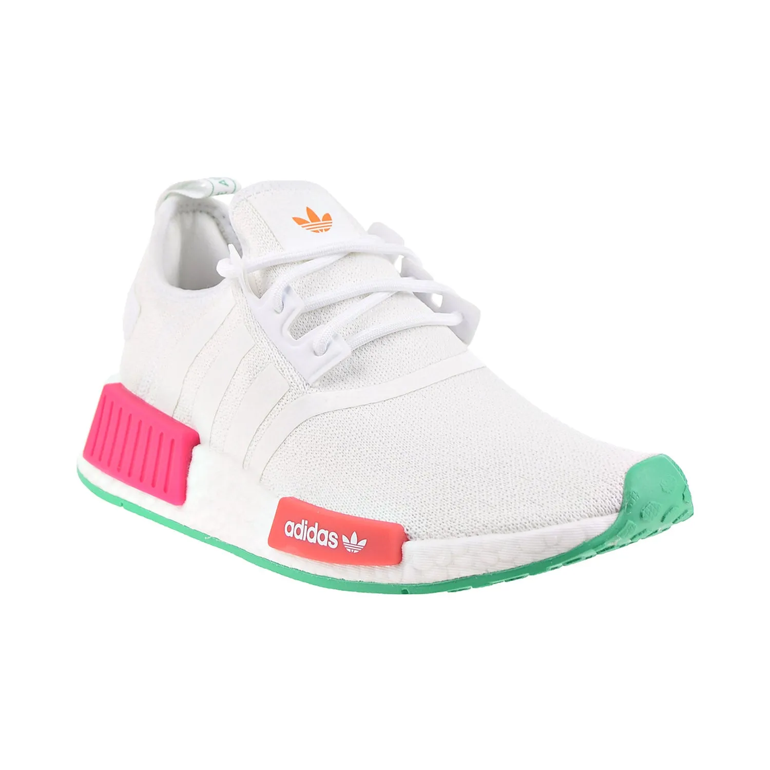 Adidas Originals NMD_R1 Women's Shoes White/Hi-Res Green/Real Magenta