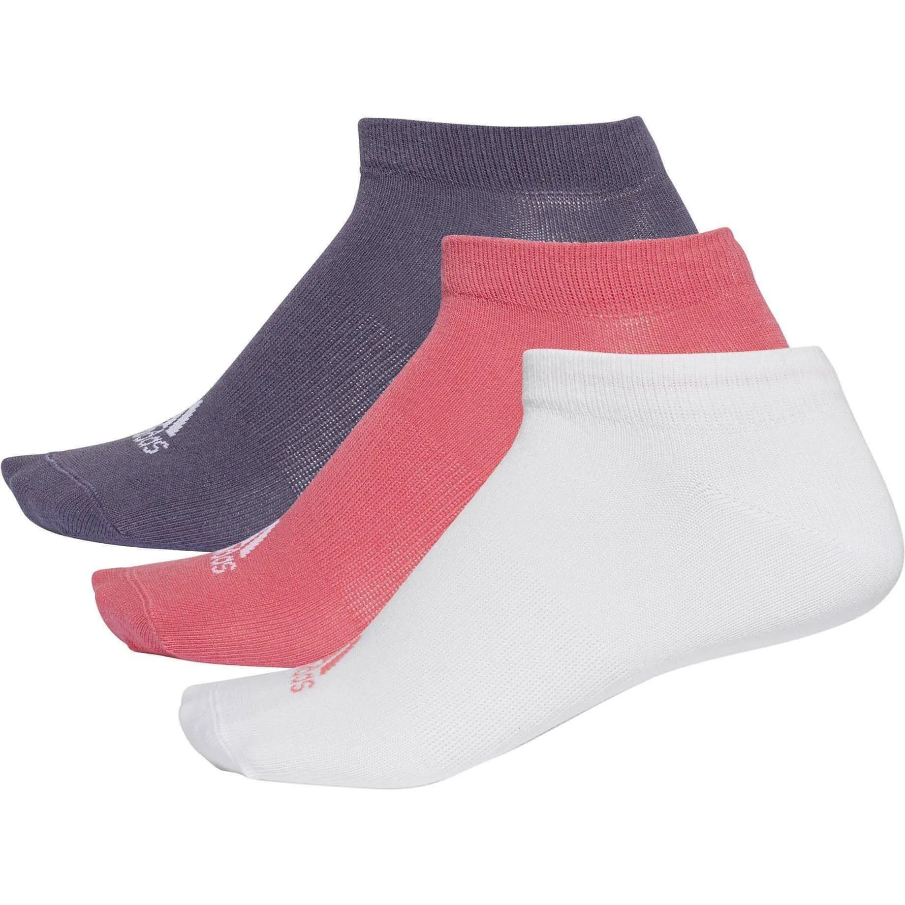 adidas Performance No-Show (3 Pack) Junior Thin Training Socks - Multi