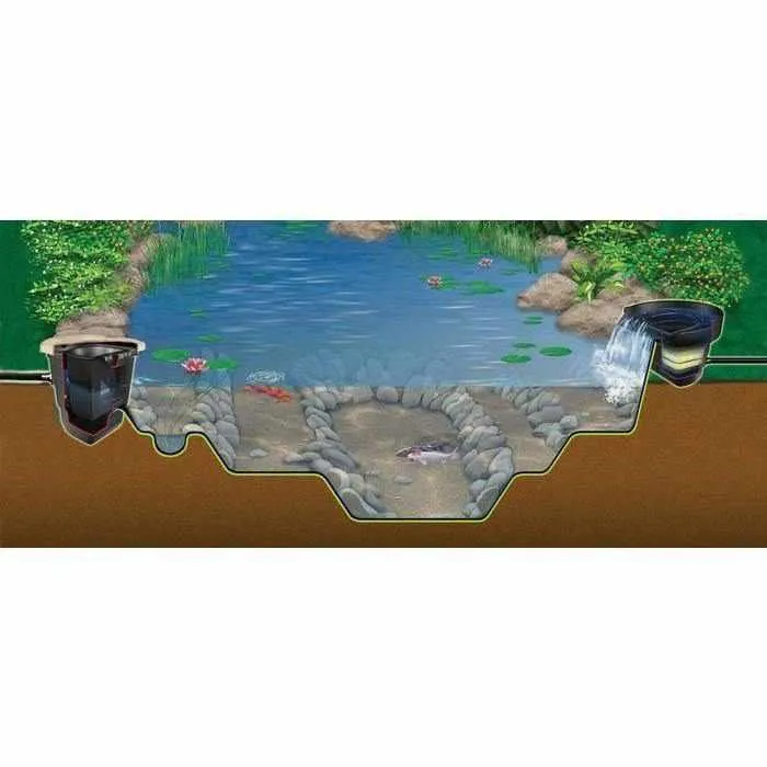 Aquascape Large Pond Kit 21x26 with 9PL - 7000 Pump