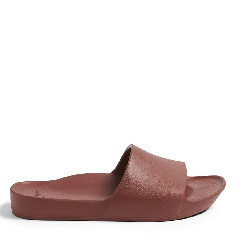 ARCH SUPPORT SLIDES - SANGRIA RED