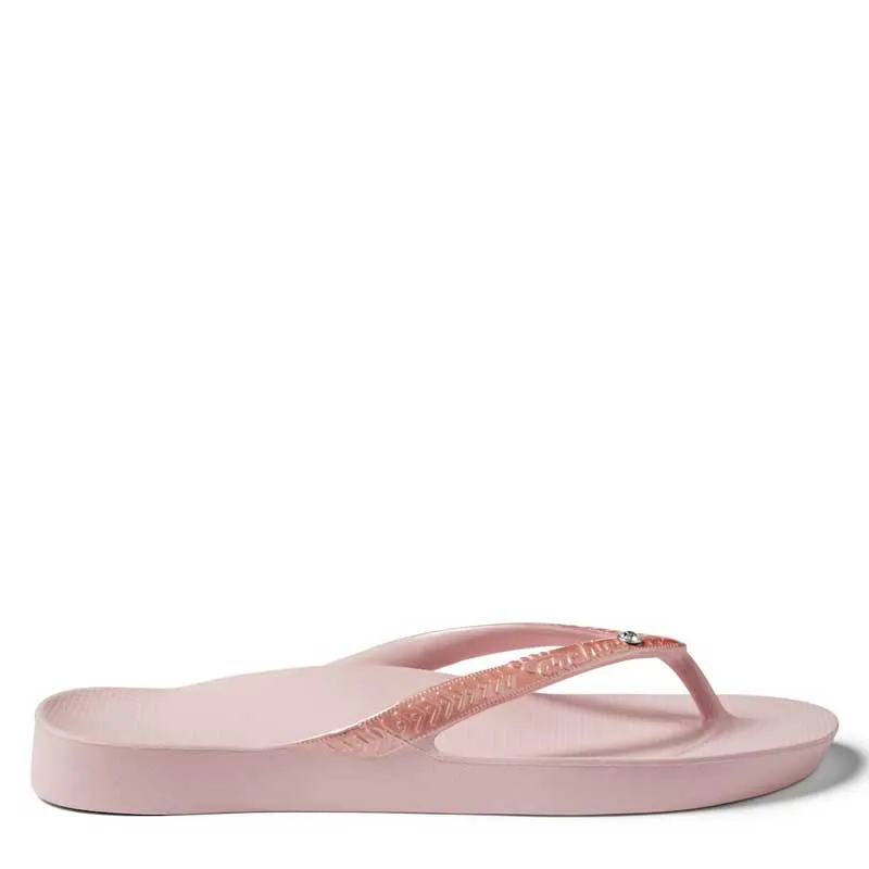 ARCH SUPPORT THONGS SHIMMER - SHIMMER PINK