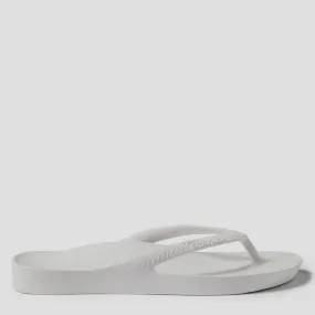 ARCH SUPPORT THONGS - WHITE