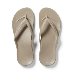 Archies Arch Support Jandal Taupe Crystal