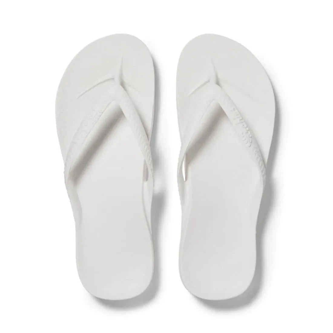 Archies Arch Support Jandal White