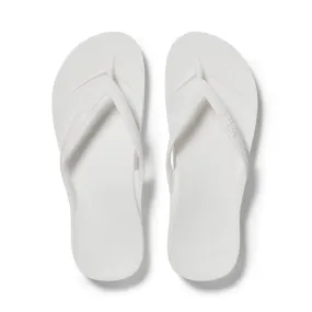 Archies Arch Support Jandal White