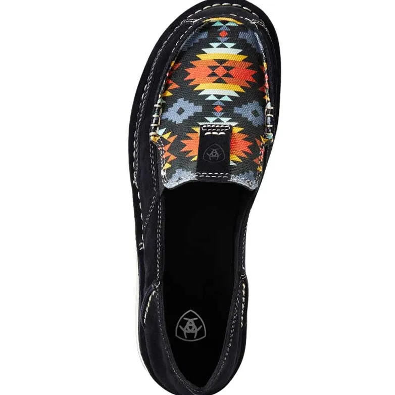 Ariat Women's Cruiser- Black Suede/Deepest Aztec