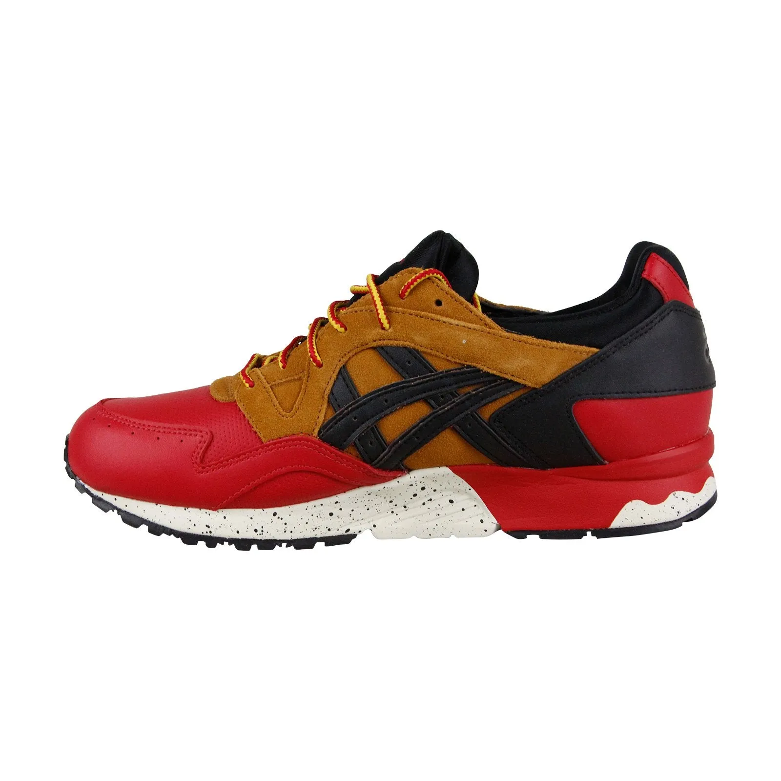 Asics Gel Lyte V G Tx HL6E2-2590 Mens Red Leather Athletic Cross Training Shoes