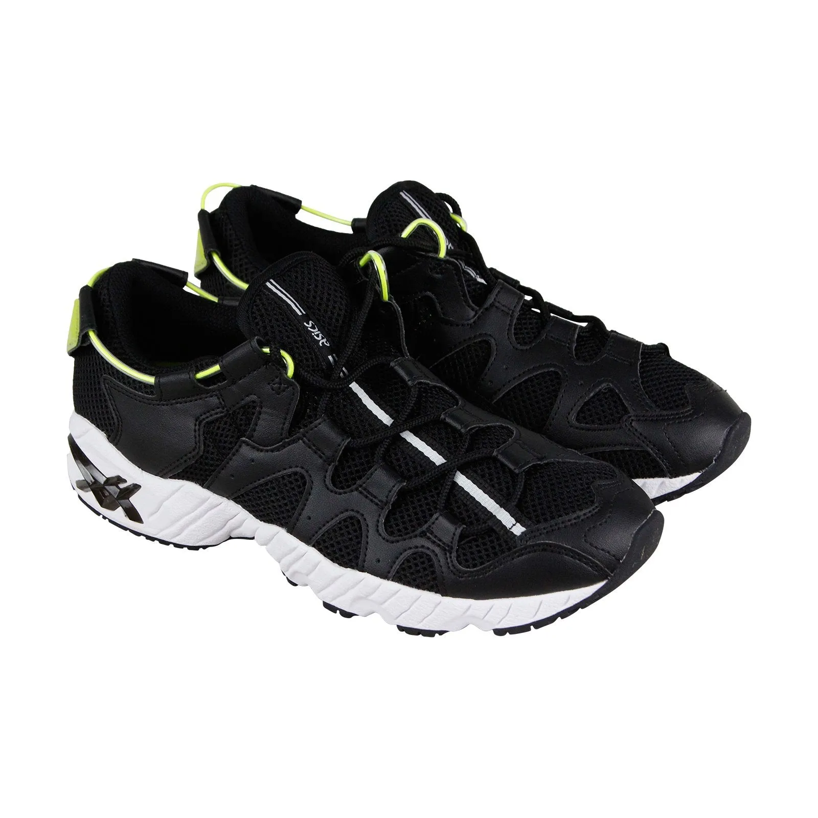 Asics Gel Mai H813N-9090 Mens Black Mesh Lace Up Athletic Cross Training Shoes