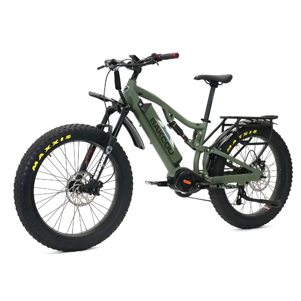 Bakcou Storm Full Suspension Fat Tire Electric Bike