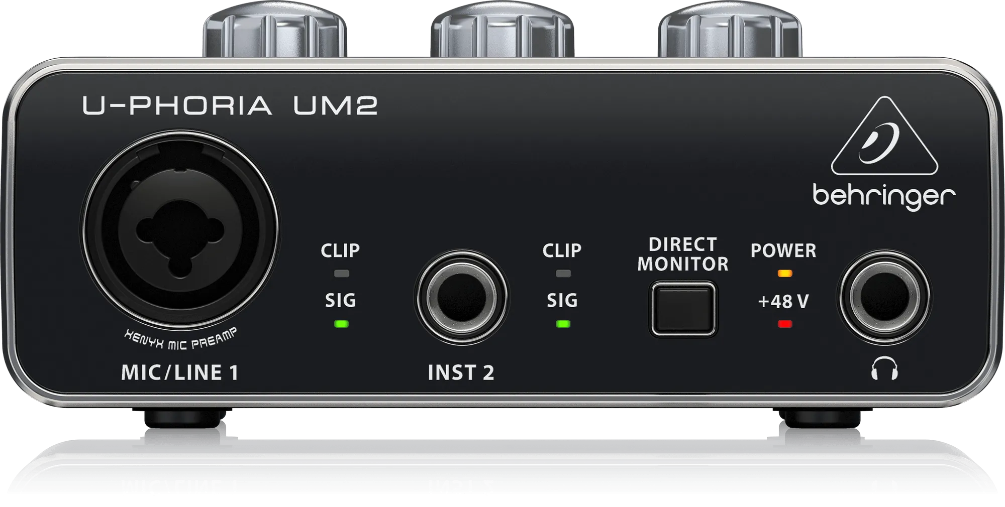 Behringer UM2 Audiophile 2x2 USB Audio Interface With XENYX Mic Preamplifier