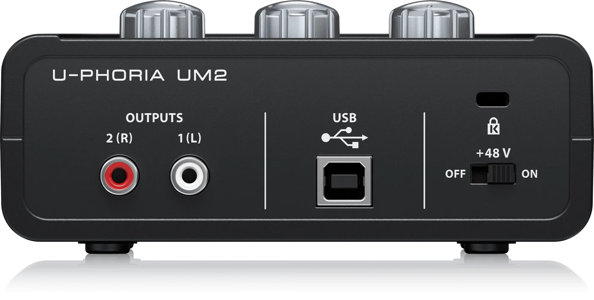 Behringer UM2 Audiophile 2x2 USB Audio Interface With XENYX Mic Preamplifier