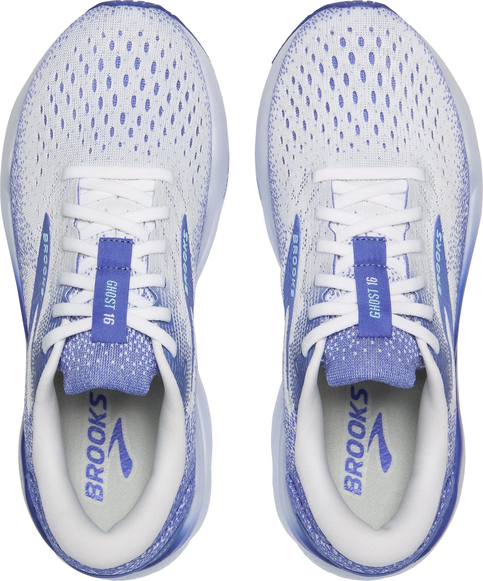 Brooks Ghost 16 Womens Running Shoes - White