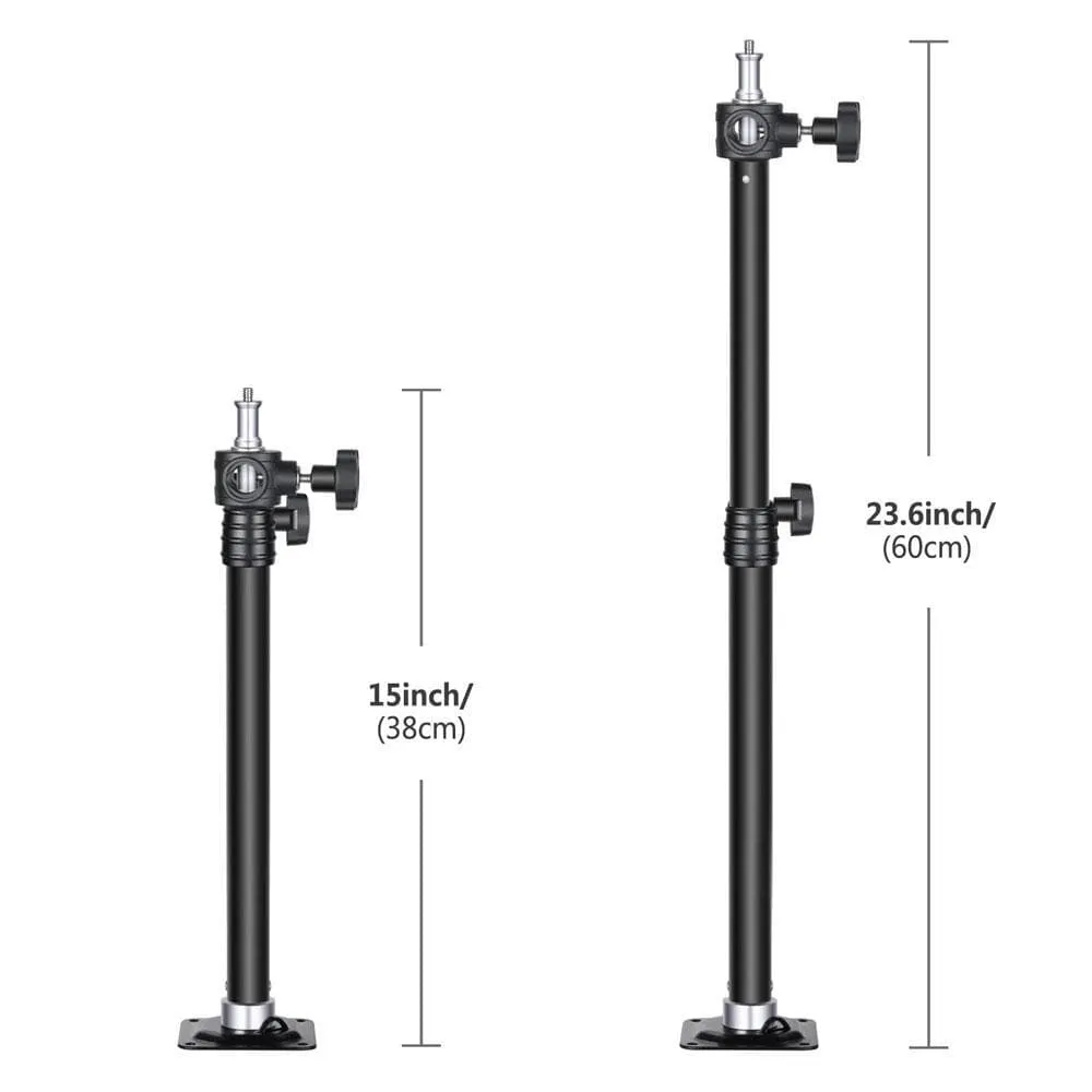 Ceiling Wall Mounted Extension Boom Arm Bracket (38-60cm) for Studio Lighting