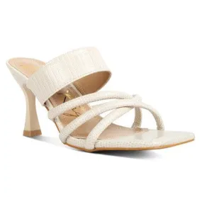 Criss Cross Strap Heel Sandals