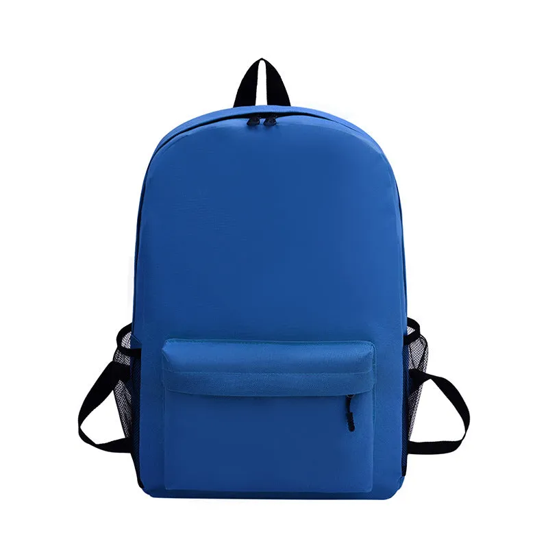 deanwangkt Cross-Border Elementary and Middle School Student Schoolbags Printed Logo Tutorial Training Cram School Double Backpack Children's Schoolbag Printing Pattern