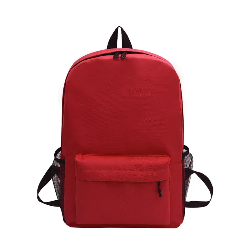 deanwangkt Cross-Border Elementary and Middle School Student Schoolbags Printed Logo Tutorial Training Cram School Double Backpack Children's Schoolbag Printing Pattern