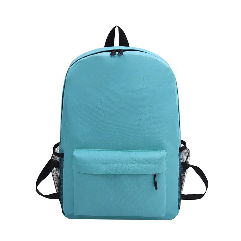 deanwangkt Cross-Border Elementary and Middle School Student Schoolbags Printed Logo Tutorial Training Cram School Double Backpack Children's Schoolbag Printing Pattern