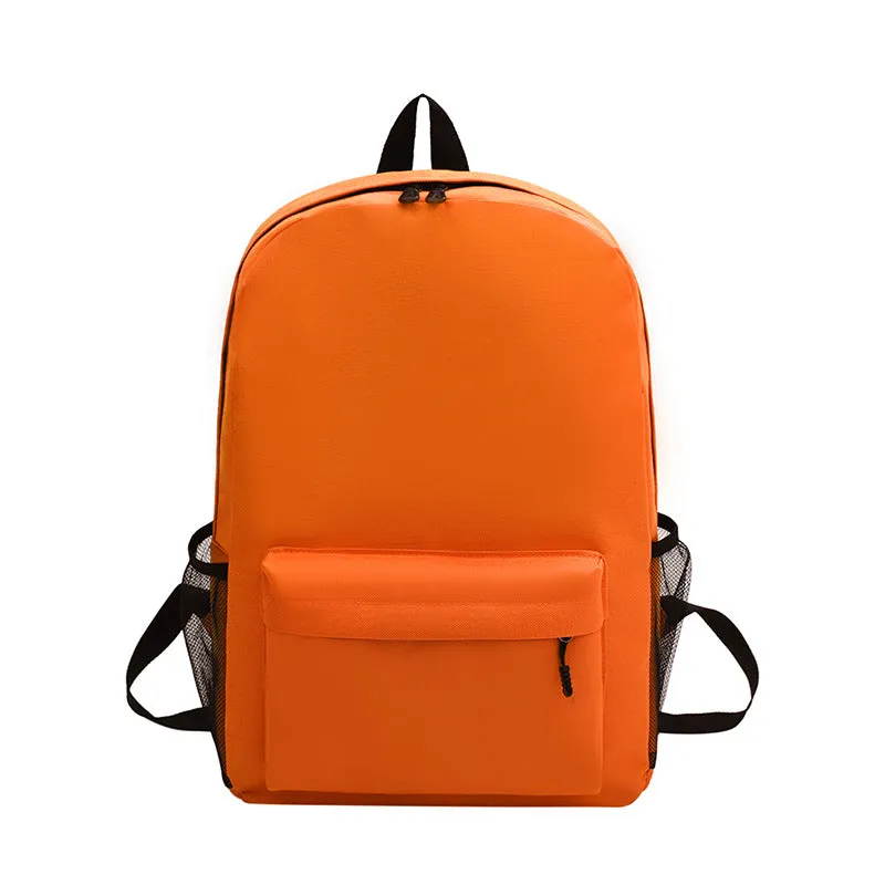 deanwangkt Cross-Border Elementary and Middle School Student Schoolbags Printed Logo Tutorial Training Cram School Double Backpack Children's Schoolbag Printing Pattern