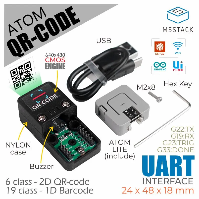 [EOL] ATOM 2D/1D Barcode Scanner Development Kit