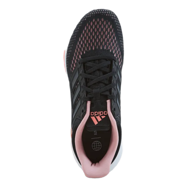 EQ21 Run Shoes Core Black / Grey Six / Wonder Mauve