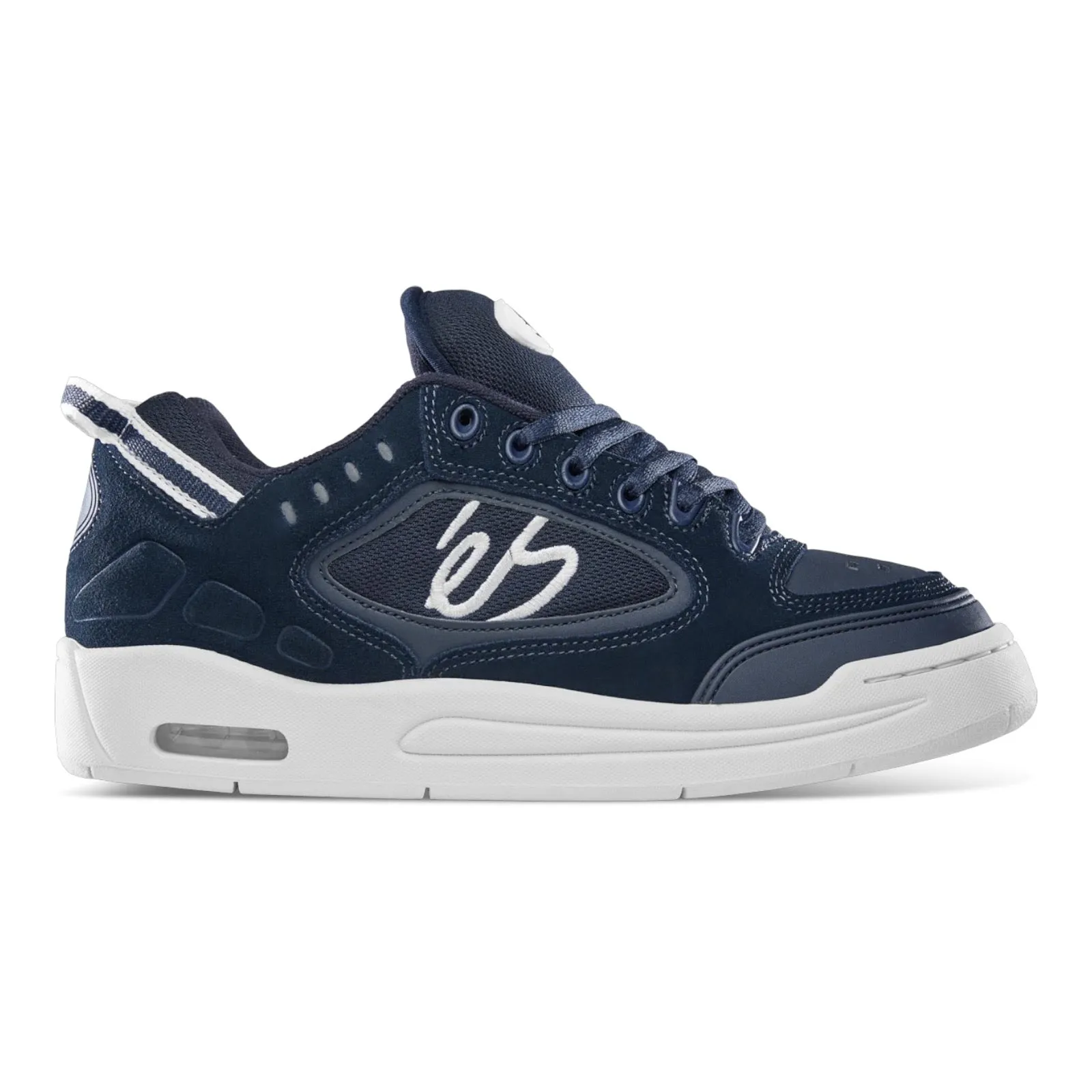 Navy and White ES Creager Sneakers