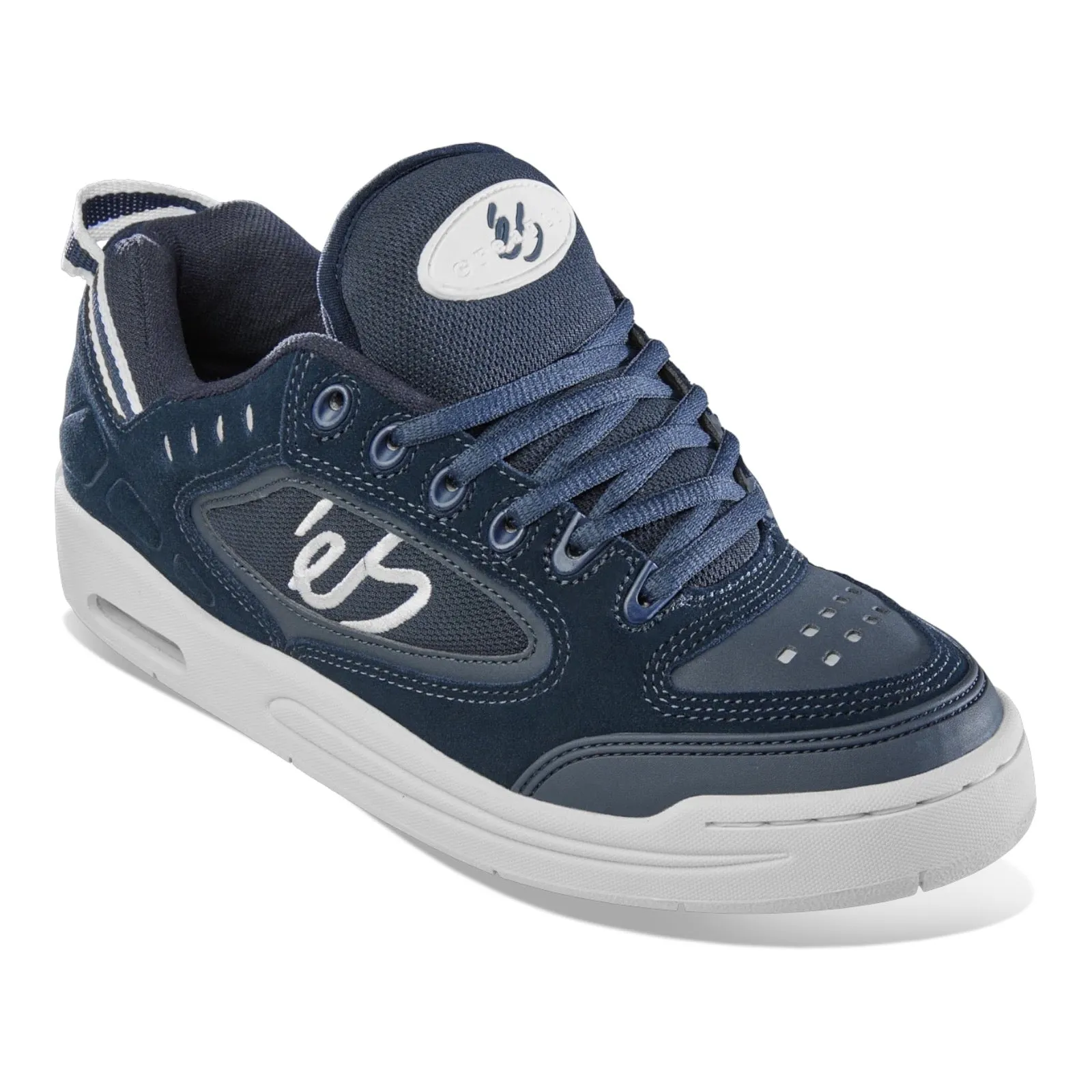 Navy and White ES Creager Sneakers