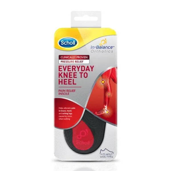 Everyday Knee to Heel Pain Relief Insoles Medium