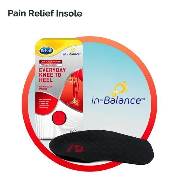 Everyday Knee to Heel Pain Relief Insoles Medium