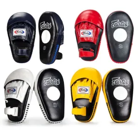 FAIRTEX Pro Angular FMV8 MUAY THAI BOXING MMA PUNCHING LONG FOCUS MITTS PADS 4 Colours