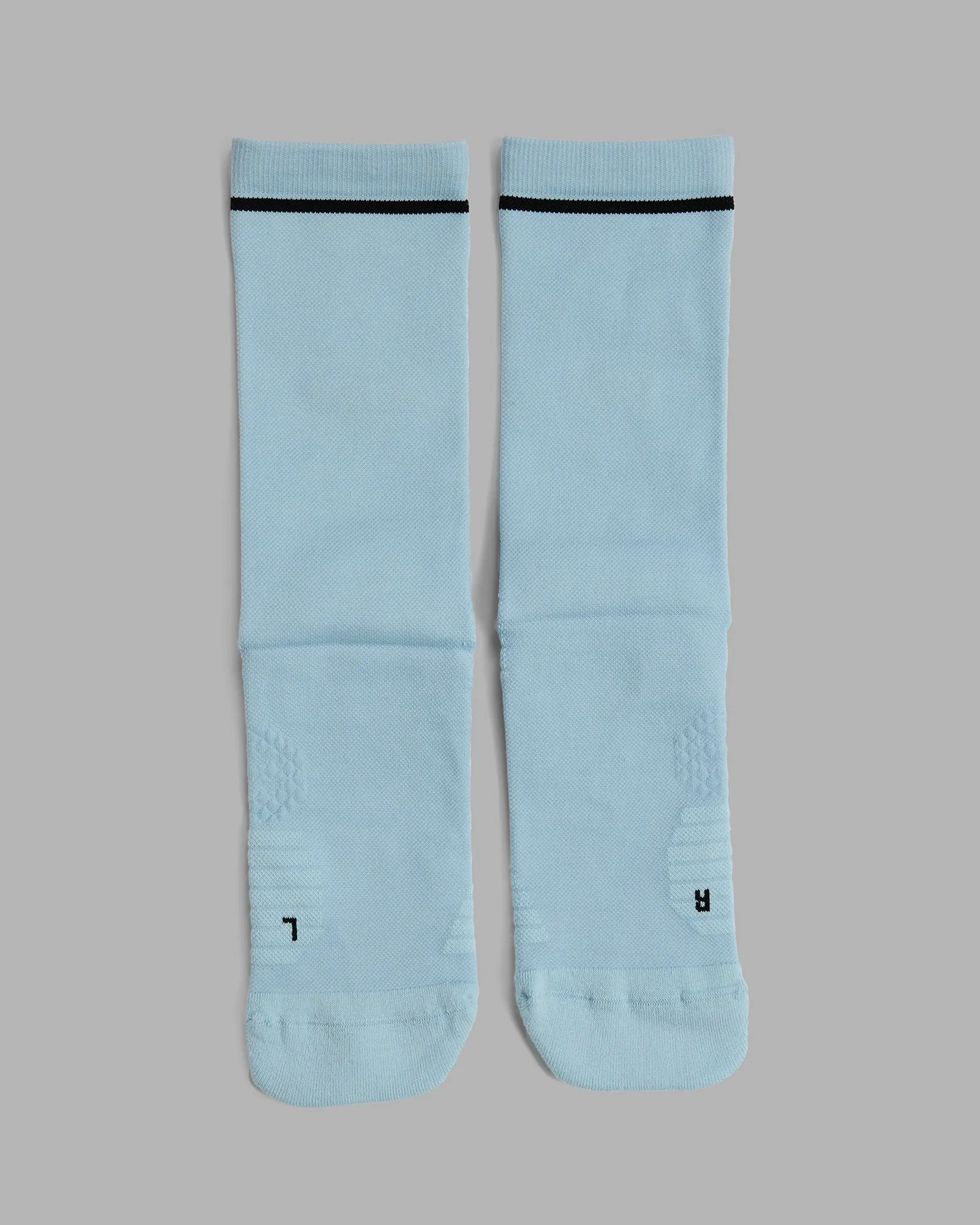 Fast Performance Crew Socks - Glacial Blue-Black