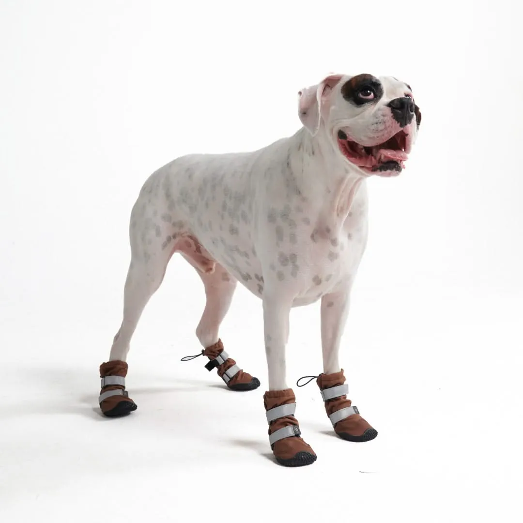 Flex Shell Water-resistant Dog Boots - Brown