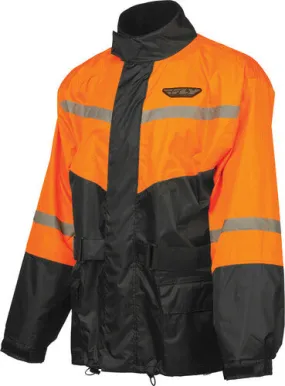 Fly 2-Piece Rain Suit Black / Orange