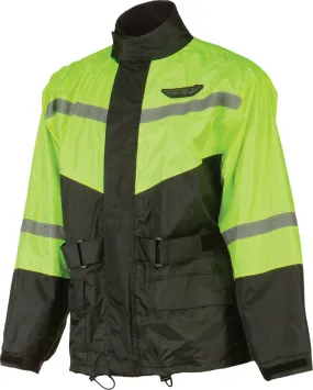 FLY RACING 2-PIECE RAIN SUIT BLACK/HI-VIS XL #6016 478-8015~5