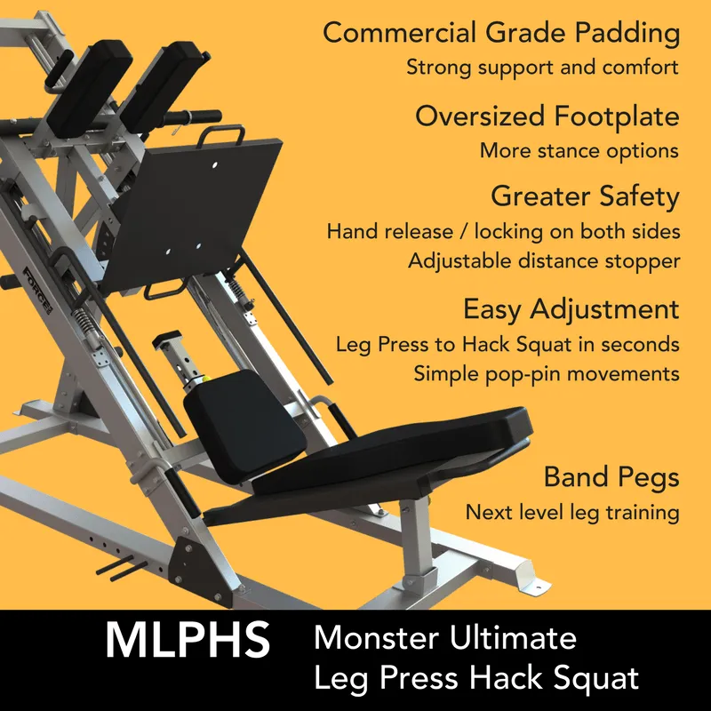 Force USA Monster Ultimate Leg Press Hack Squat Combo