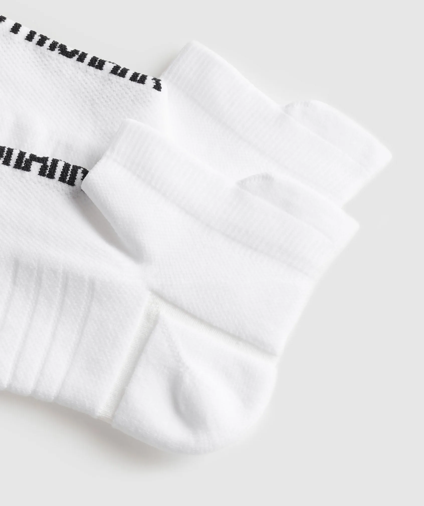 Gymshark Tab Running Socks - White