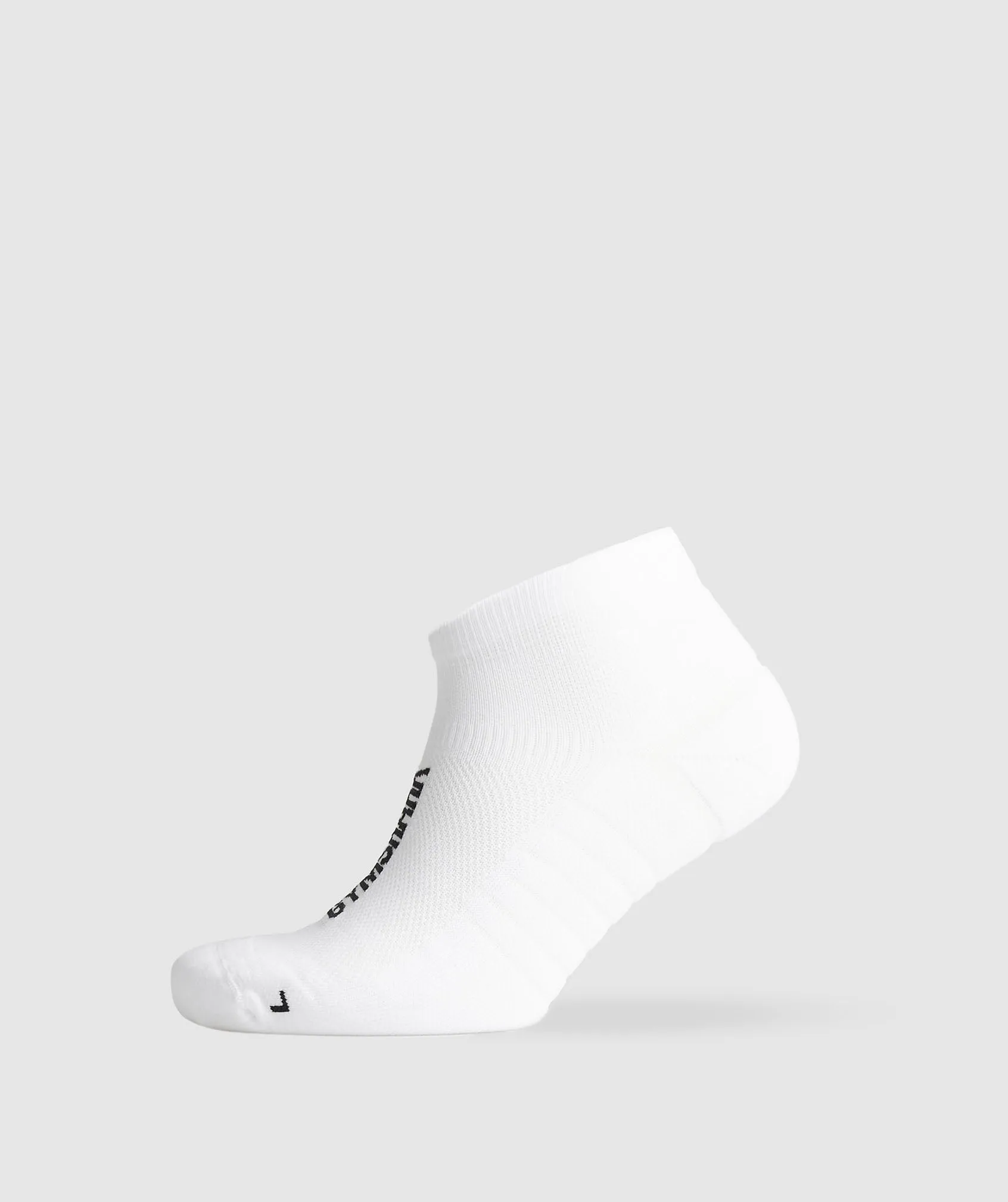 Gymshark Tab Running Socks - White