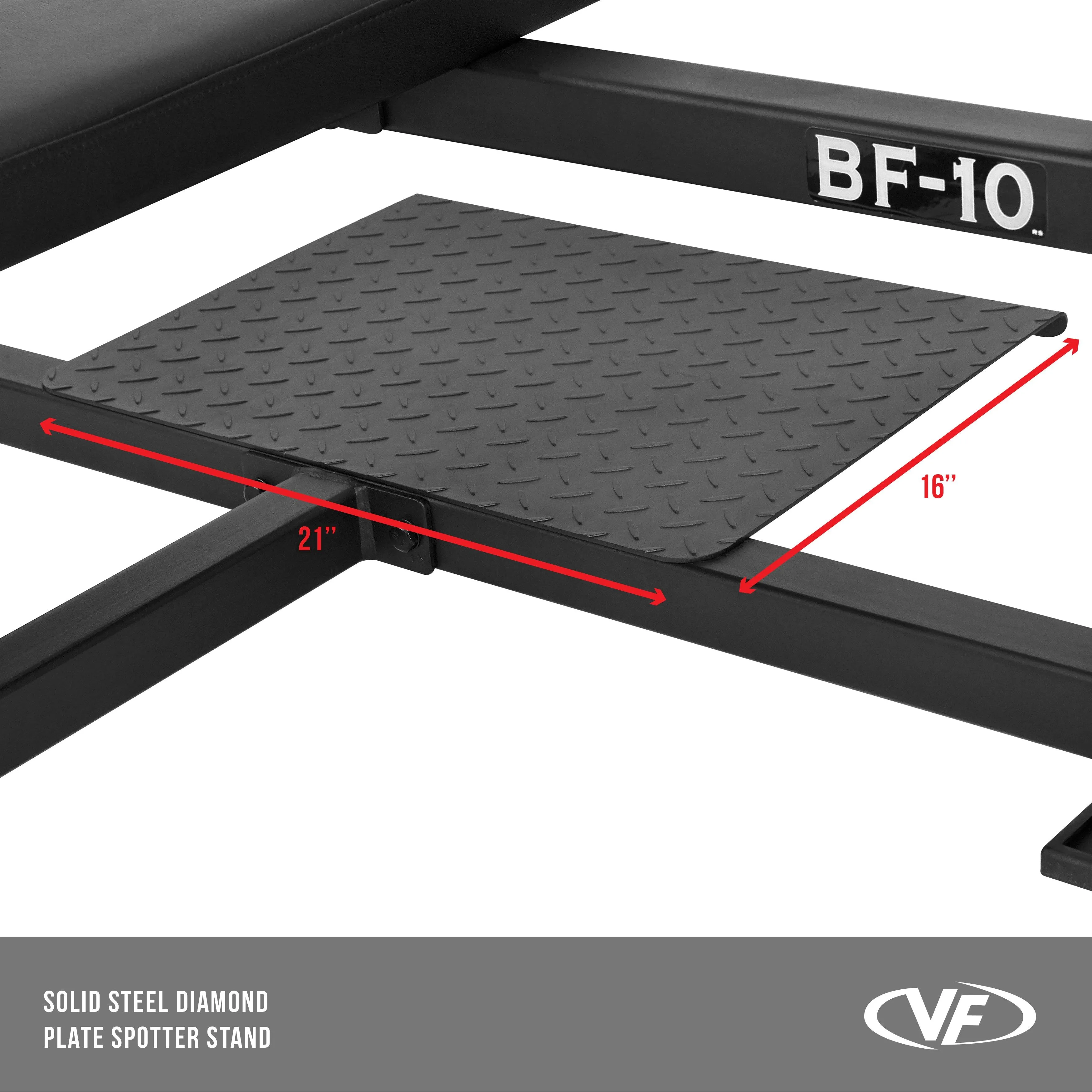 Heavy Duty Bench Press w/ Safety Catch - Spotter Stand