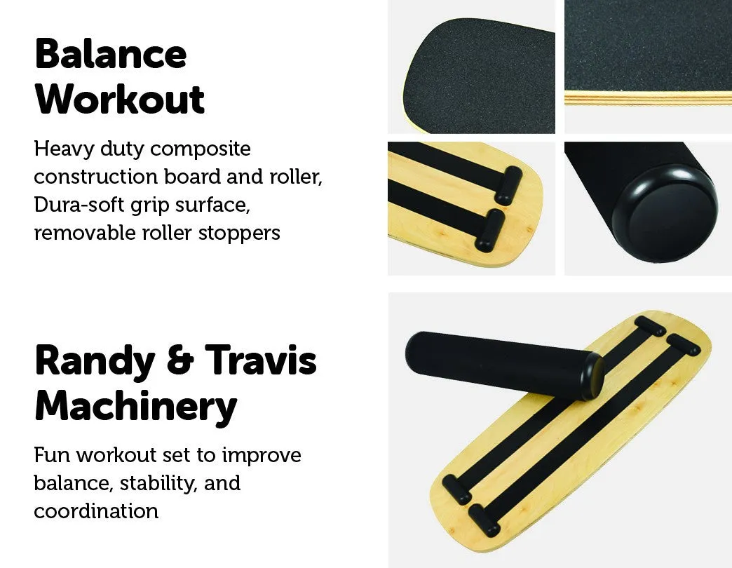 Heavy-Duty Composite Balance Board Trainer – 400lb Capacity