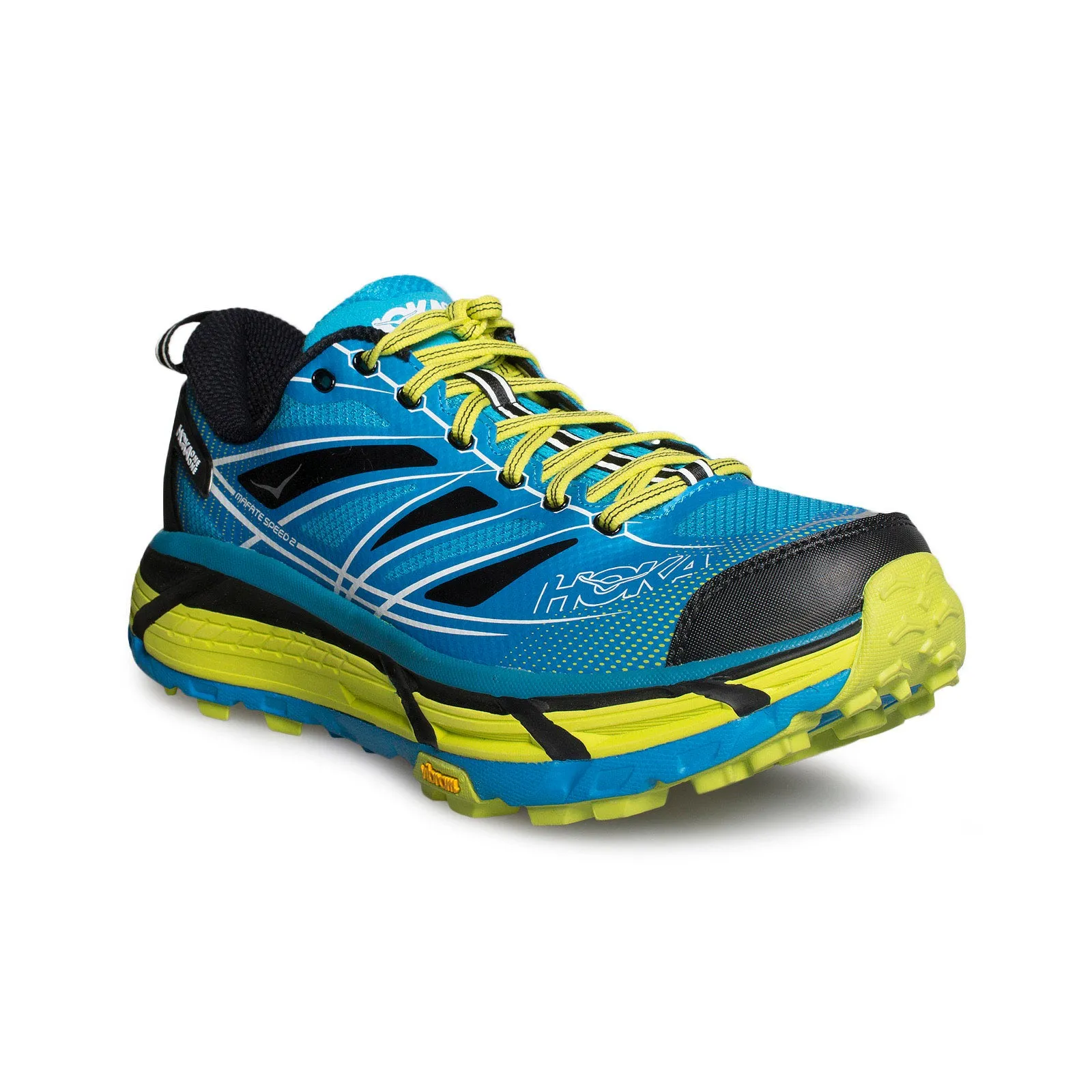 HOKA Mafate Speed 2 Cyan / Acid Running Shoes - Men's